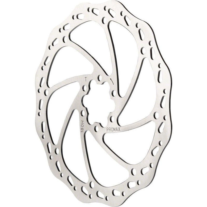 Promax Sport S1 Disc Brake Rotor - 180mm 6-Bolt Silver