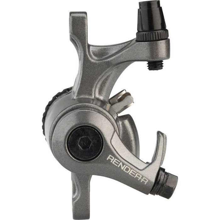 Promax Render R DSK-717 Disc Brake Caliper - Short Pull Road Mechanical Post Mount Gray