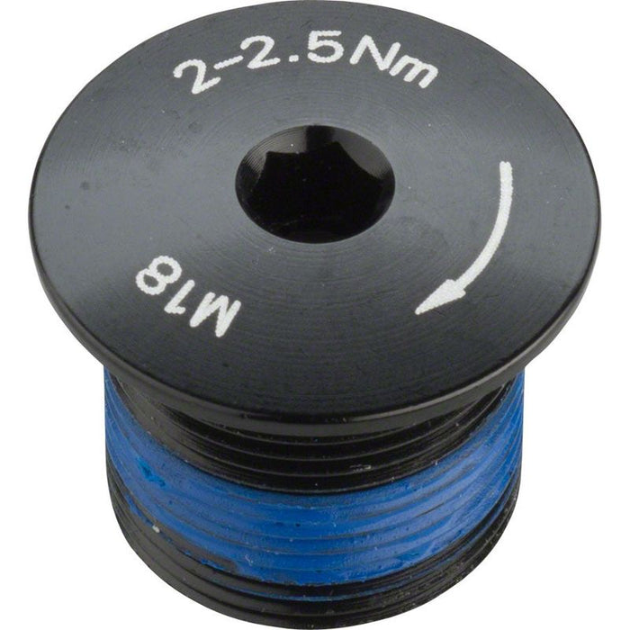 Promax Crank Spindle Fixing Bolt for 2-piece cranks Alloy Black