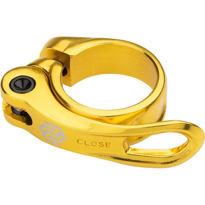 Promax QR-1 Seatpost Clamp - 34.9mm QR Gold