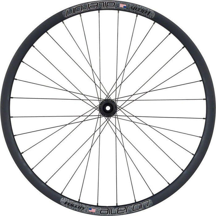 Quality Wheels BearPawls / Velocity Aileron Front Wheel - 700c 12 x 100mm Center-Lock Black Bicycle Wheels