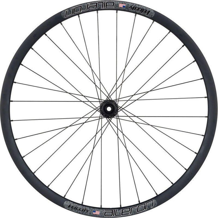 Quality Wheels BearPawls / Velocity Aileron Front Wheel - 700c 12 x 100mm Center-Lock Black Bicycle Wheels