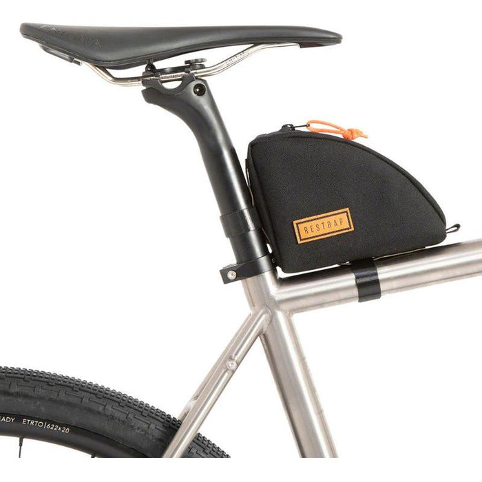 Restrap Rear Top Tube/Seatpost Bag Black Bicycle Top Tube Bags