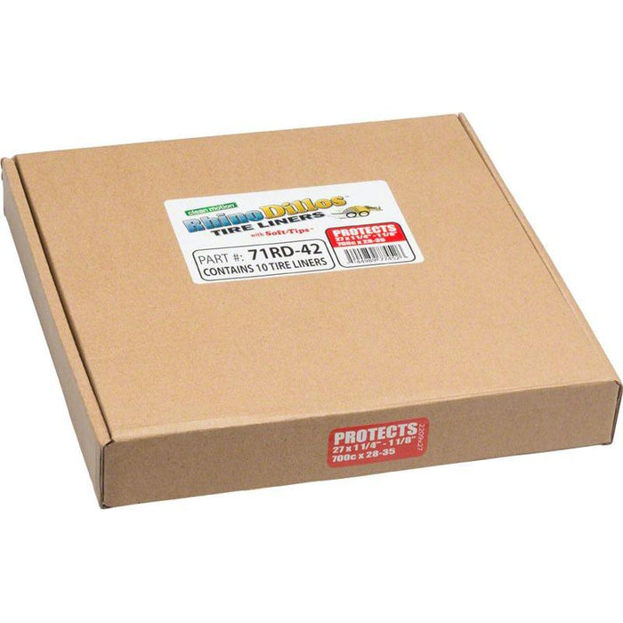 Rhinodillos Packaged in Bulk Box of 10 Bicycle Liners