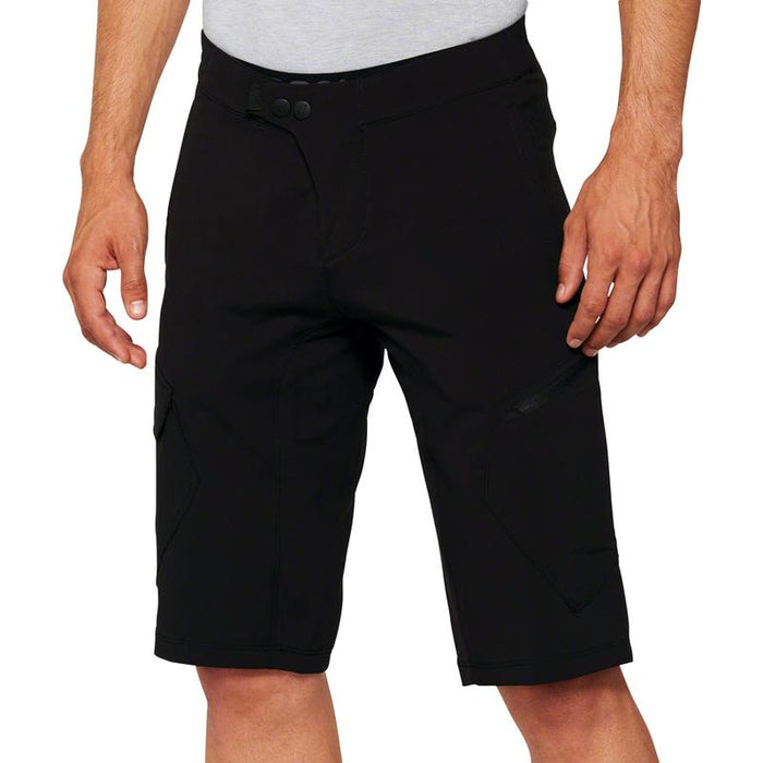 100% Ridecamp Shorts with Liner - Black Size 30