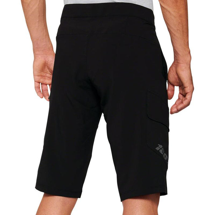 100% Ridecamp Shorts with Liner - Black Size 30