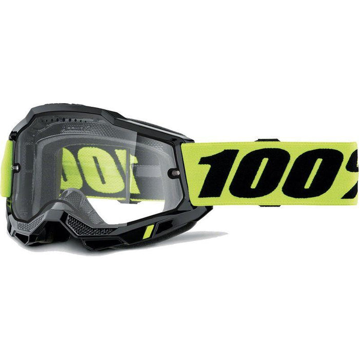 100% Accuri 2 Enduro MTB Goggles with Clear Lens for Mountain Biking and Off-Road Riding