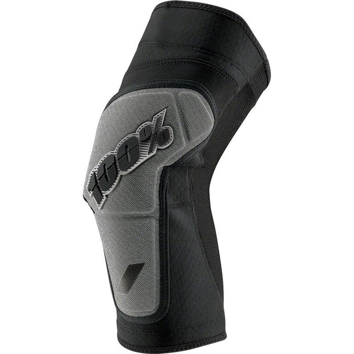 100% Ridecamp Knee Guards - Black/Gray Large