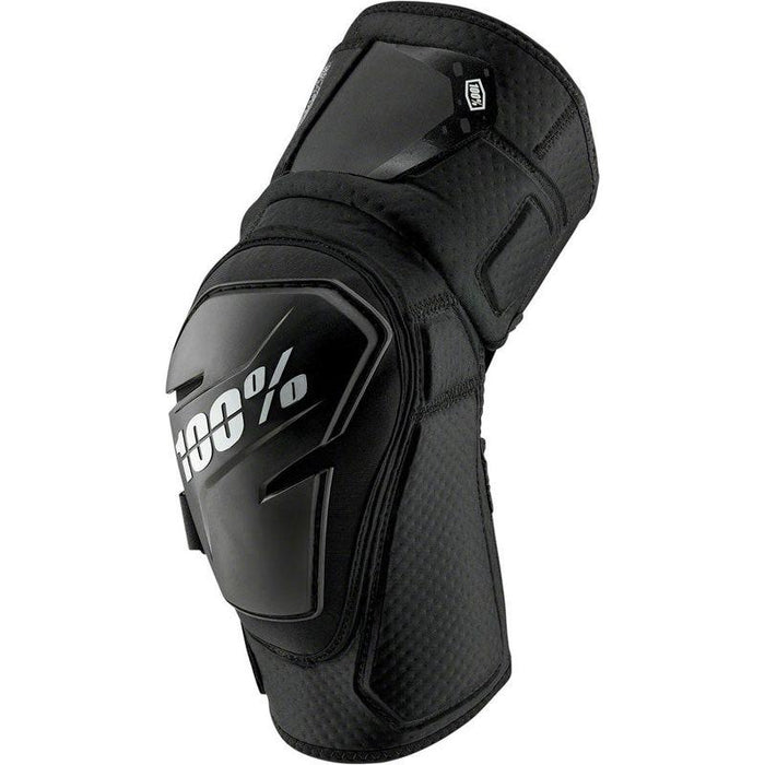 100% Fortis Knee Guards - Black Small/Medium