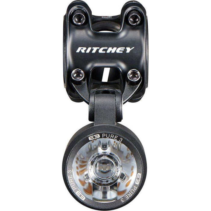 Ritchey Universal Stem Face Plate Accessory Mount: Supernova Black Bicycle Direct Mount Stems