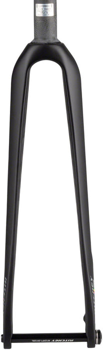 Ritchey WCS Carbon Road Disc Fork - 1-1/8 46mm Rake Flat Mount 12mm Thru x 100mm Black