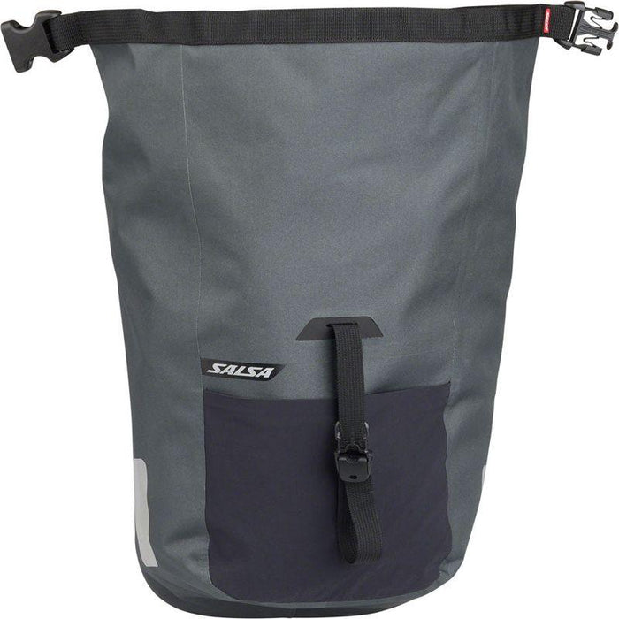 Salsa EXP Series Agave Pannier - 12.5L Roll-Top Gray Each