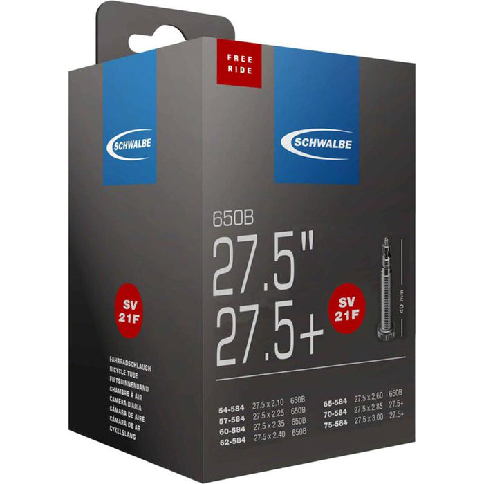 Schwalbe Freeride Tube - 27.5/27.5 x 2.1 - 3 40mm Presta Valve