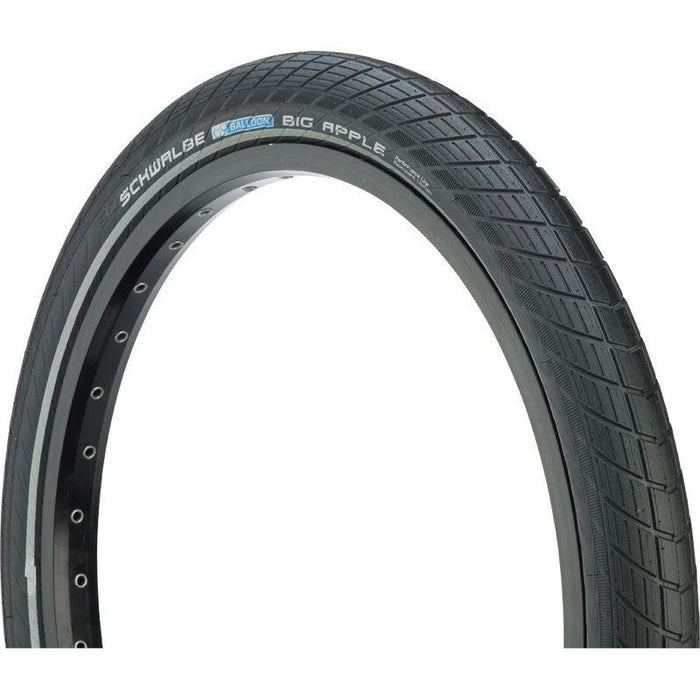 Schwalbe Big Apple Tire - 700 x 50 Clincher Wire Black/Reflective Performance Endurance RaceGuard