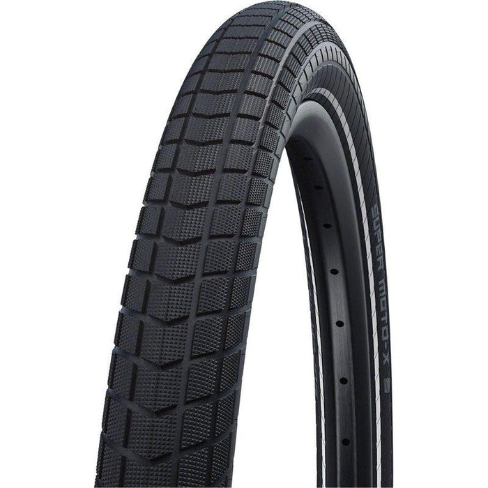Schwalbe Super Moto-X Tire - 27.5 x 2.8 Clincher Wire Black Performance Line DoubleDefense RaceGuard