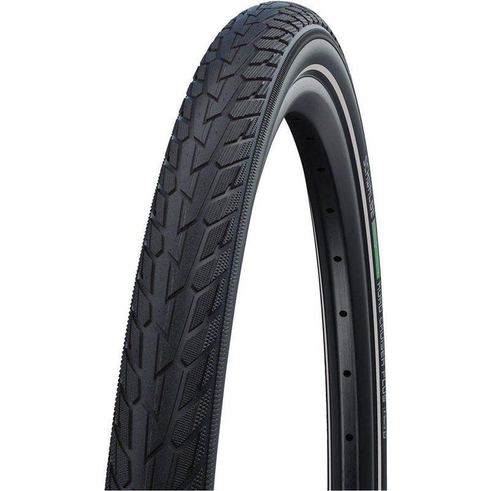 Schwalbe Road Cruiser Plus Tire - 700 x 35 Clincher Wire Black PunctureGuard TwinSkin E25