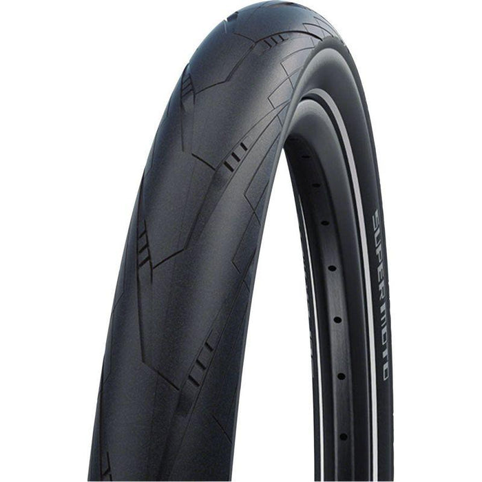Schwalbe Super Moto Tire - 27.5 x 2.4 Clincher Wire Black/Reflective Performance Addix RaceGuard DoubleDefense