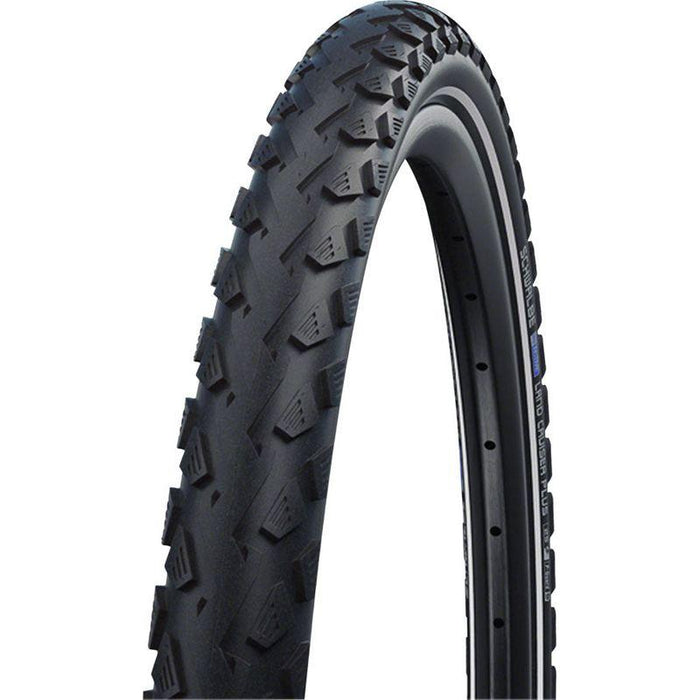 Schwalbe Land Cruiser Plus Tire - 700 x 50 Clincher Wire Black PunctureGuard Green Compound E-25