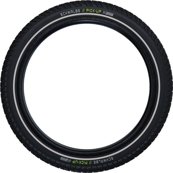 Schwalbe Pick-Up Tire - 20 x 2.15 Clincher Wire Black/Reflective Performance Line Super Defense Addix E Twin Skin E-50