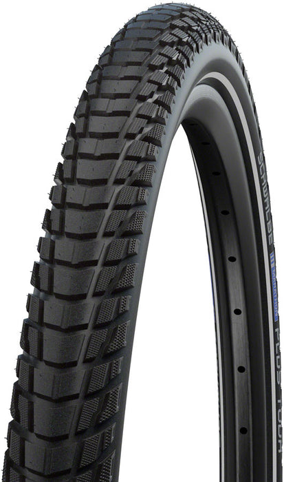 Schwalbe Marathon Plus Tour Tire - 26 x 2.0 Clincher Wire Black/Reflective Performance Line SmartGuard Addix E-50