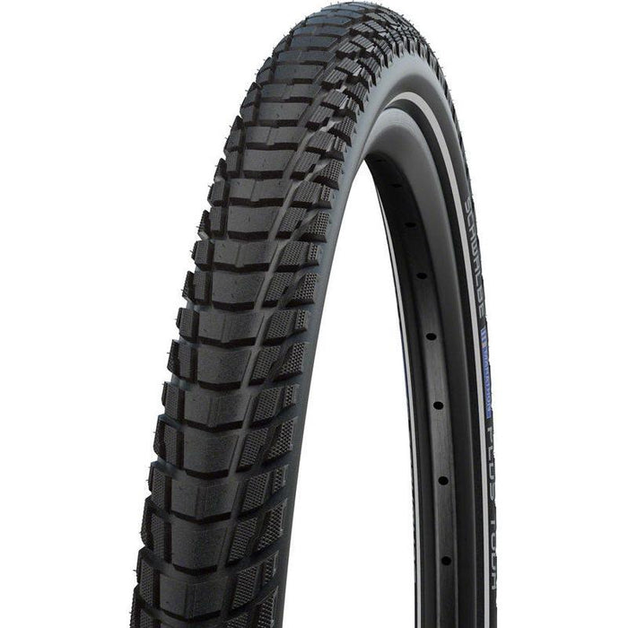 Schwalbe Marathon Plus Tour Tire - 700 x 35 Clincher Wire Black/Reflective Performance Line SmartGuard Addix E-50
