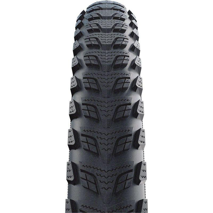 Schwalbe Marathon 365 Tire - 26 x 2.0 Clincher Wire Black/Reflective Performance Line GreenGuard Addix 4Season E-50