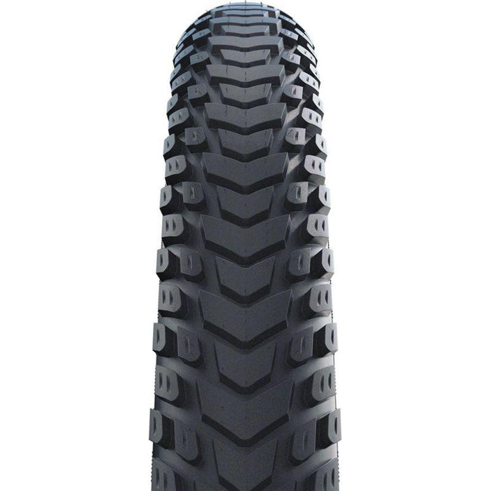 Schwalbe Marathon Mondial Tire - 29 x 2.25 Clincher Wire Black/Reflective Performance Line RaceGuard Double Defense Addix