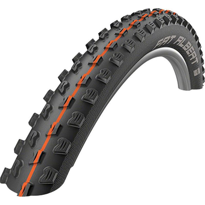 Schwalbe Fat Albert Front Tire - 27.5 x 2.35 Tubeless Folding Black Evolution Addix Soft Snakeskin