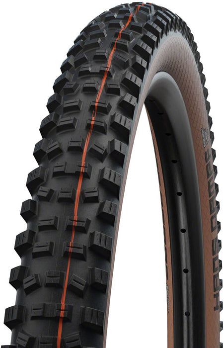 Schwalbe Hans Dampf Tire - 27.5 x 2.6 Tubeless Folding Black/Bronze Evolution Line Super Trail Addix Soft