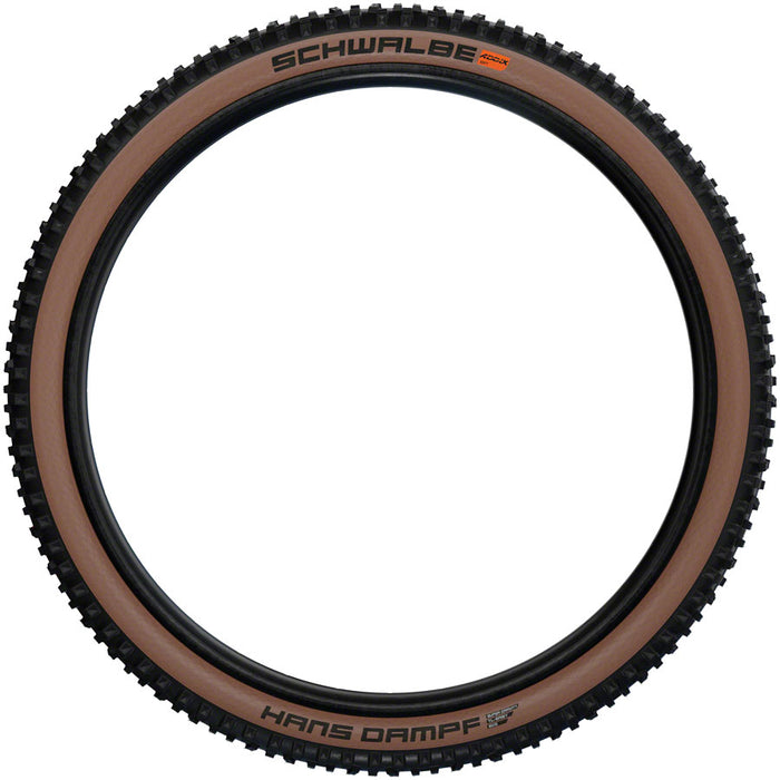 Schwalbe Hans Dampf Tire - 27.5 x 2.6 Tubeless Folding Black/Bronze Evolution Line Super Trail Addix Soft