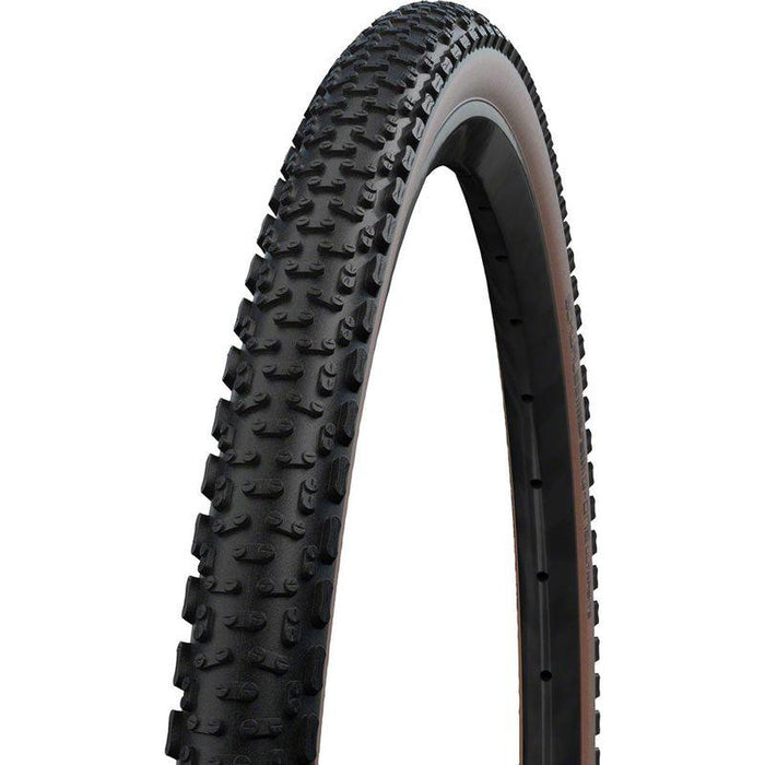 Schwalbe G-One Ultrabite Tire - 700 x 40 Tubeless Folding Black/Bronze Performance Line Race Guard Addix