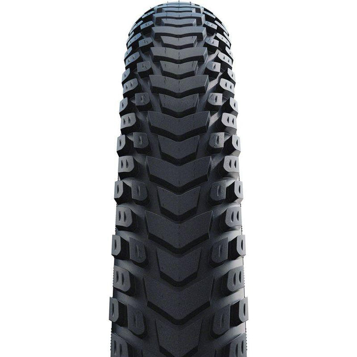 Schwalbe Marathon Mondial Pro Tire - 700 x 42 Clincher Folding Black/Reflective Evolution Line V-Guard DoubleDefense Addix E-50