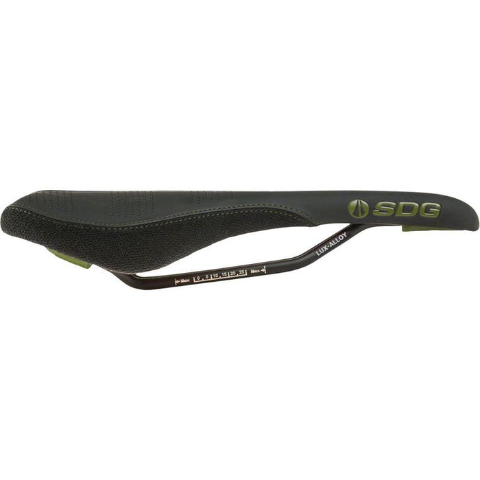 SDG Radar Saddle - Lux-Alloy Black/Olive Green