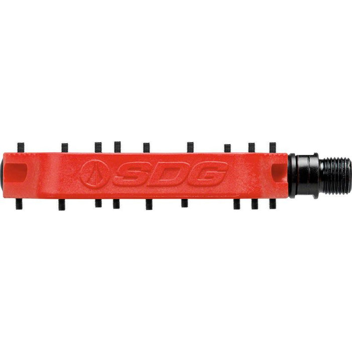 SDG Comp Pedals - Platform Composite 9/16 Red