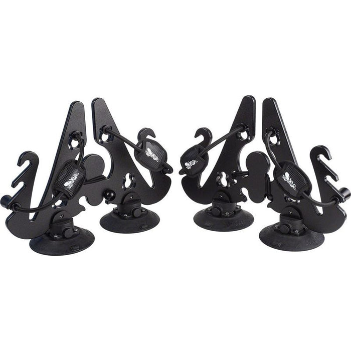 SeaSucker Pallavicini Holds 2 Pair Poles or 2 Snowboards Black Ski & Snowboard Racks