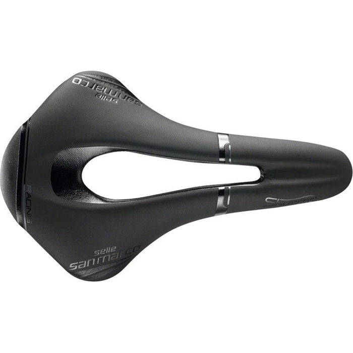 Selle San Marco Shortfit Open-Fit Racing Saddle Manganese Black Men's Superwide Bicycle Saddles
