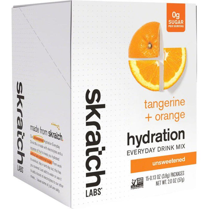 Skratch Labs Everday Drink Mix - Tangerine Orange Single Serving 15-Pack