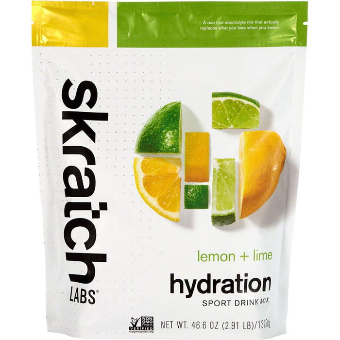 Skratch Labs Hydration Sport Drink Mix - Lemon Lime 60-Serving Resealable Pouch