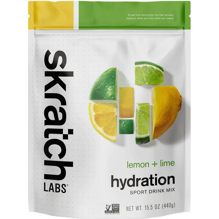 Skratch Labs Hydration Sport Drink Mix - Lemon Lime 20-Serving Resealable Pouch