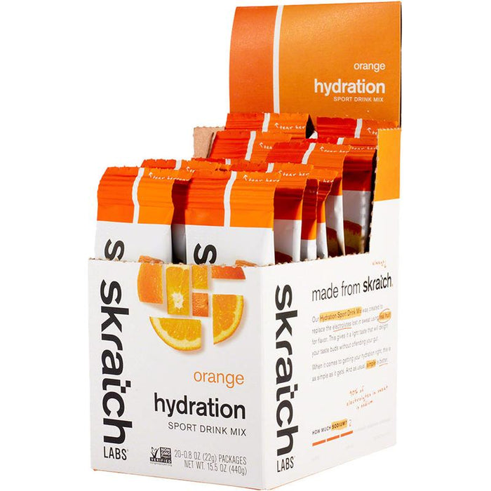 Skratch Labs Hydration Sport Drink Mix - Orange Box of 20
