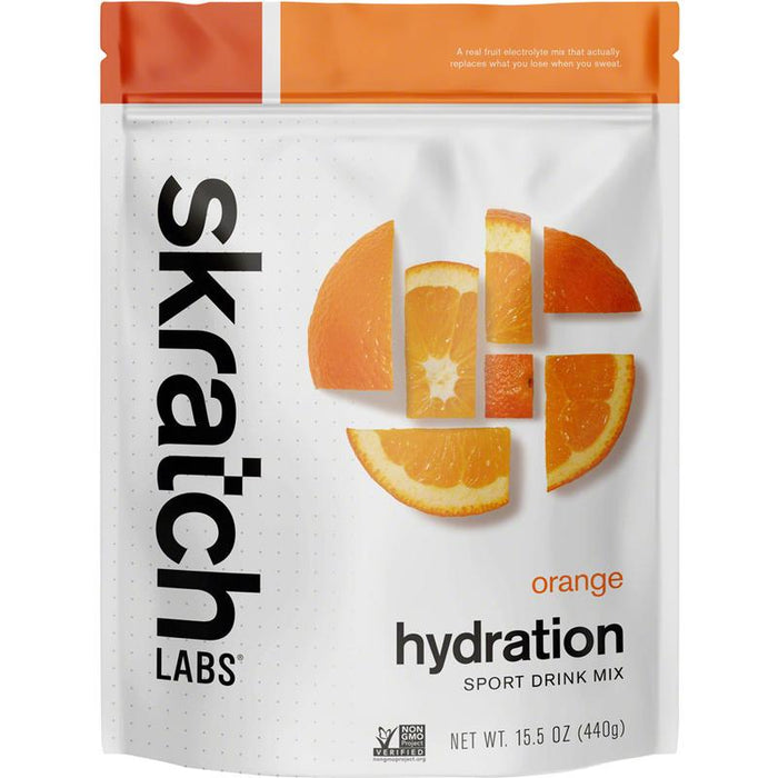 Skratch Labs Hydration Sport Drink Mix - Orange 20-Serving Resealable Pouch