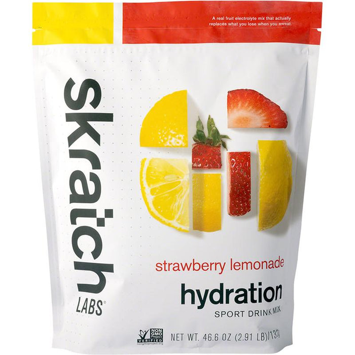 Skratch Labs Hydration Sport Drink Mix - Strawberry Lemonade 60-Serving Resealable Pouch