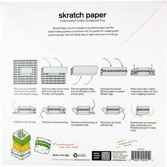 Skratch Labs Skratch Paper: Black 40 Sheets
