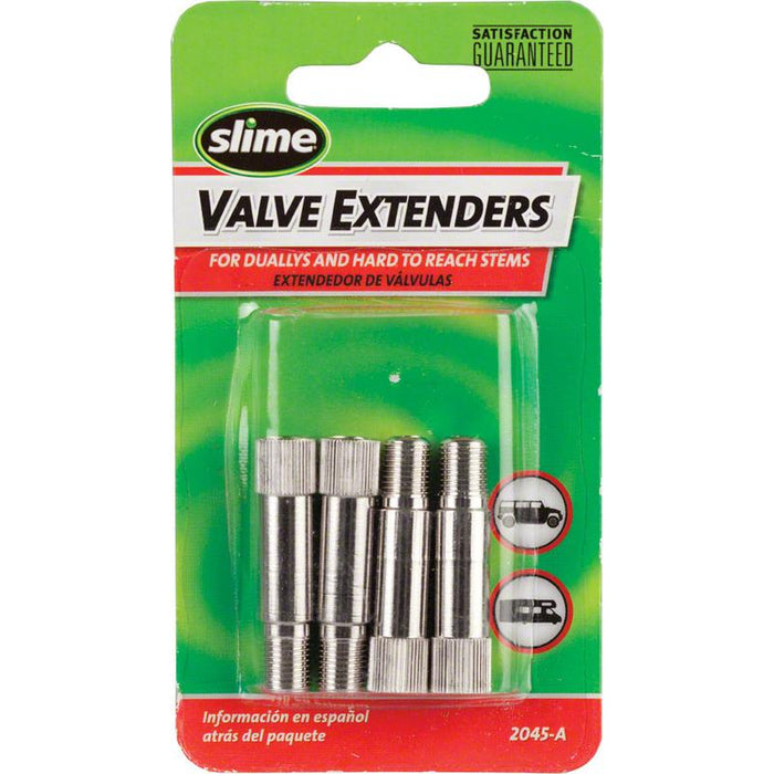 Slime 1-1/4 Schrader 4-Pack Bicycle Valve Extender