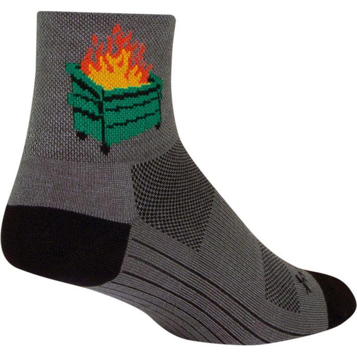 SockGuy 2020 Classic Socks - 3 Gray/Black Small/Medium