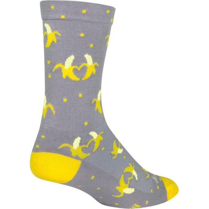SockGuy Bananas Crew Sock - 6 Large/X-Large