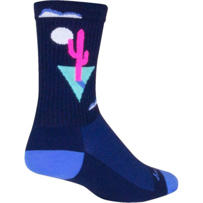 SockGuy Crew Cactal Socks - 6 Blue Small/Medium
