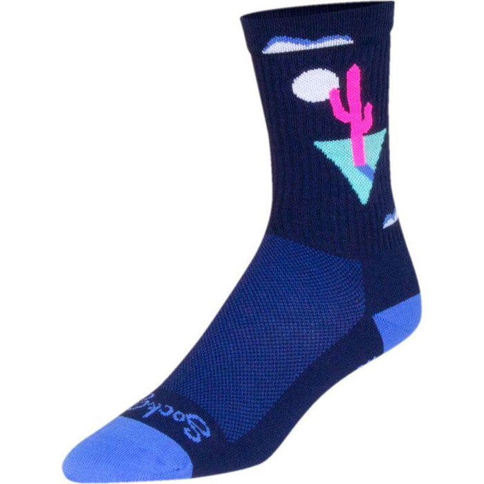 SockGuy Crew Cactal Socks - 6 Blue Large/X-Large