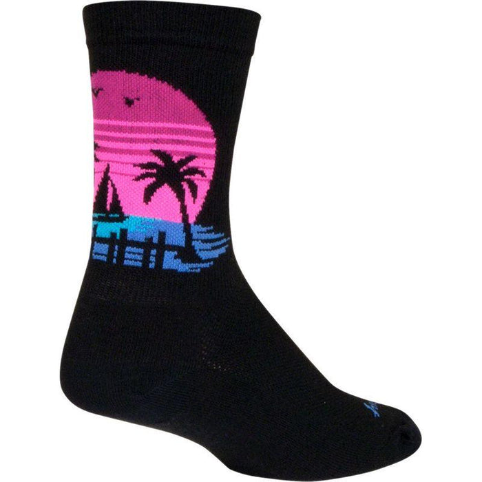 SockGuy Sunset Crew Sock - 6 Large/X-Large