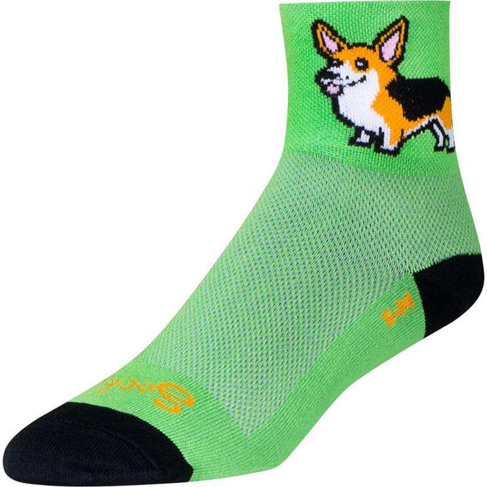 SockGuy Classic Ernie Socks - 3 Green Large/X-Large